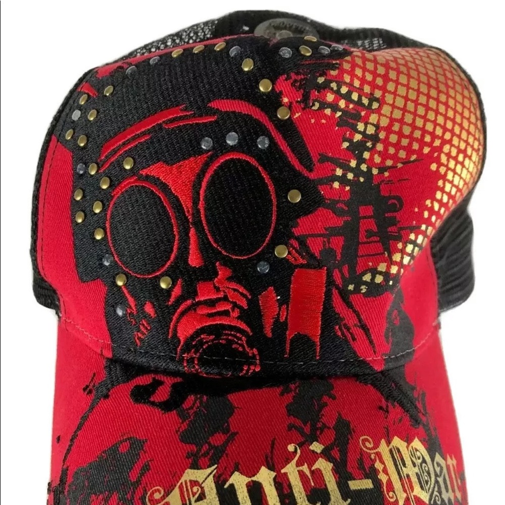 Thorns Studded Unisex Gas Mask Cap Hat Snapback